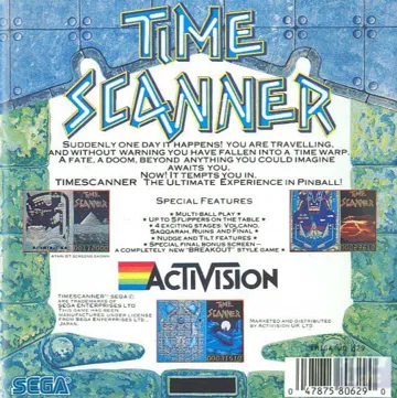 Time Scanner box cover back